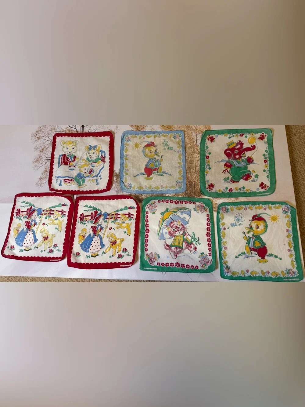 Vintage Children’s Hankerchiefs